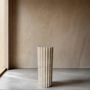 travertine marble plinth