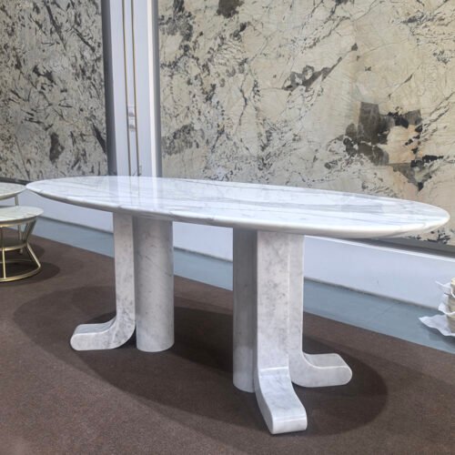 White Marble Dining Table