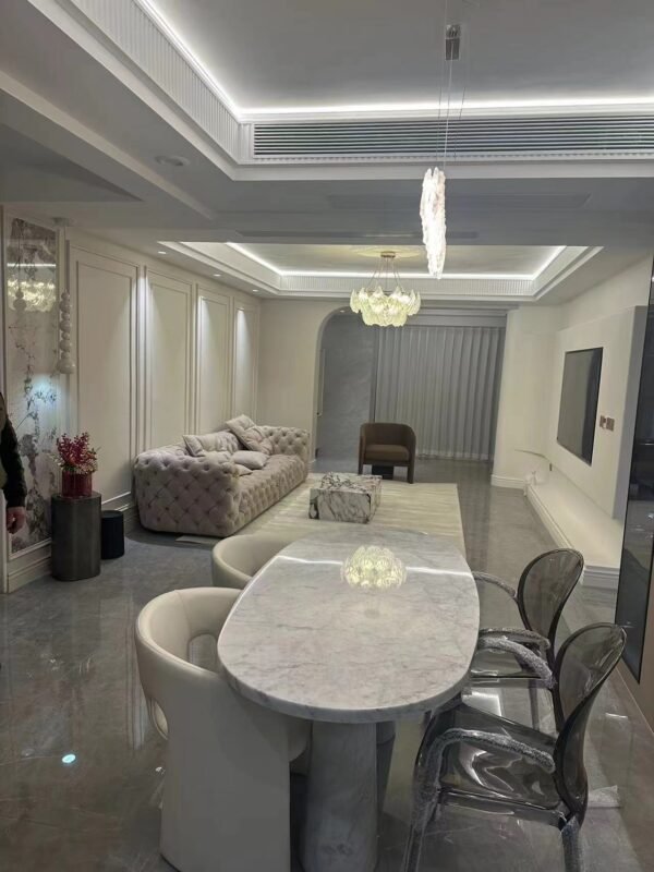 Carrara Marble Dinning Table 10