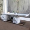 blues marble dining table